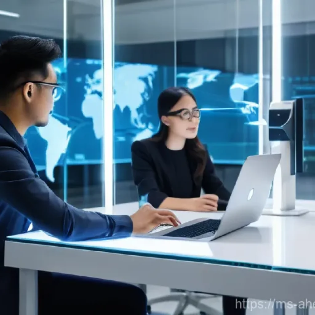 미래 직업을 위한 글로벌 트렌드 이해 - The Future of Collaboration: Humans and AI in a Modern Malaysian Workspace**
"A dynamic, brightly li...
